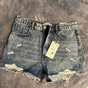 Denim Distressed Women's Shorts